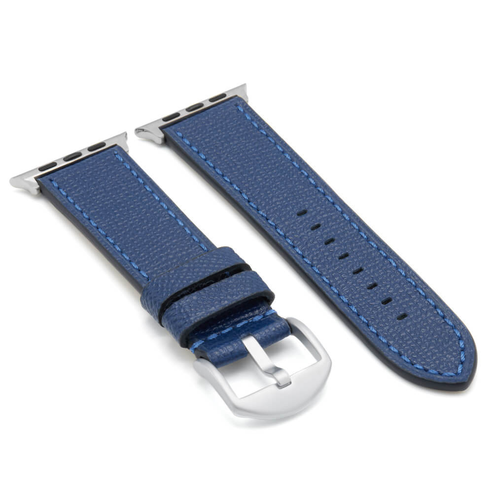 Apple Watch | Leather Watch Band | French | Navy