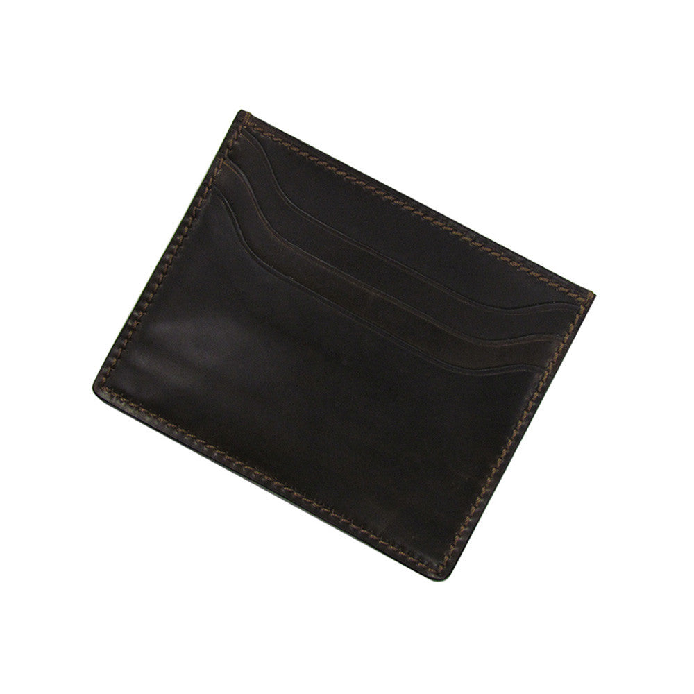 Premium Shell Cordovan | Men's Wallet | Mocha