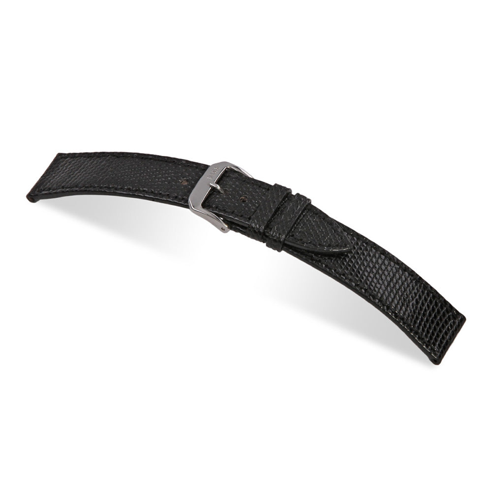Genuine Lizard Watch Band | Allure | Black