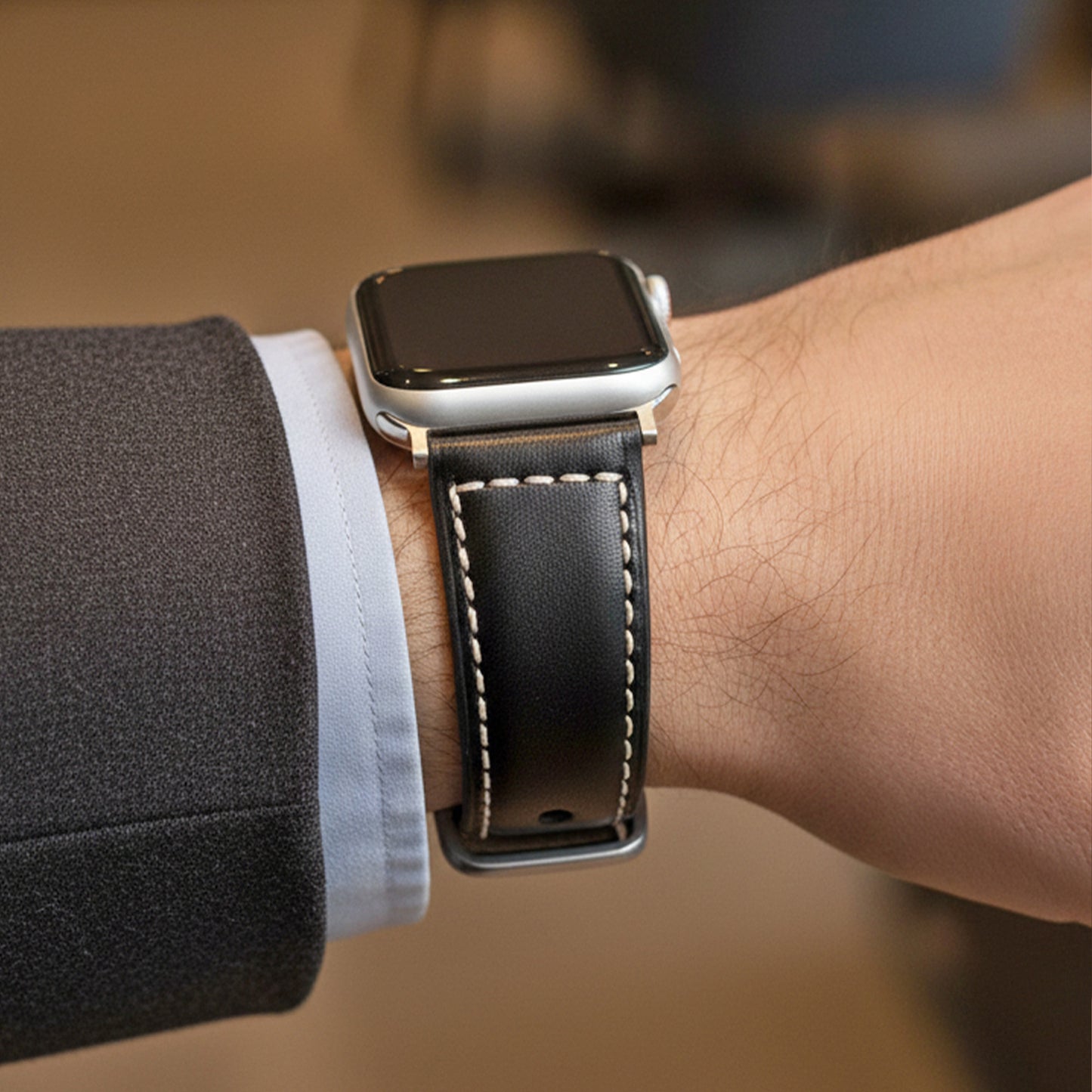 Apple Watch | Tanned Leather Watch Band | Firenze | Black