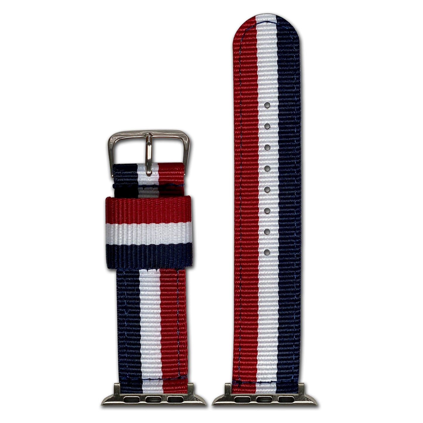 Apple Watch | Nylon | Striped | Red, White & Blue