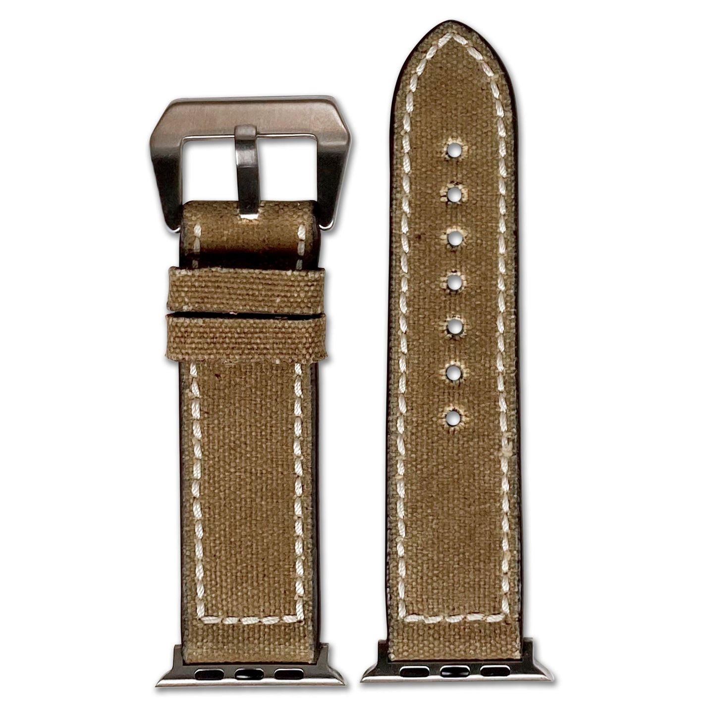 Apple Watch | Genuine Canvas Watch Band | Ohio | Cognac
