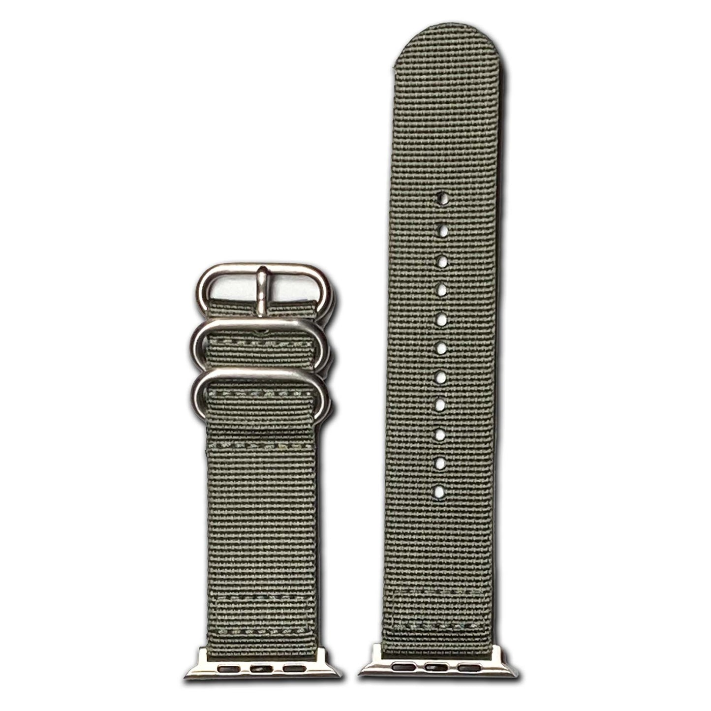 Apple Watch | Grey-Green Z3 | Nylon | Brushed Hardware