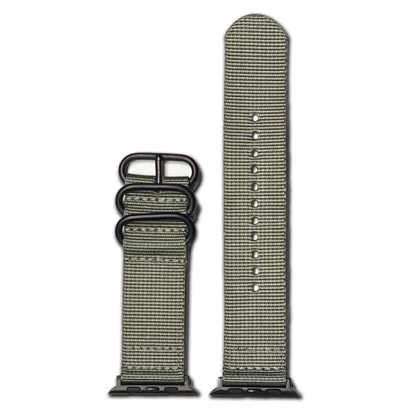 Apple Watch | Grey-Green Z3 | Nylon | PVD Hardware