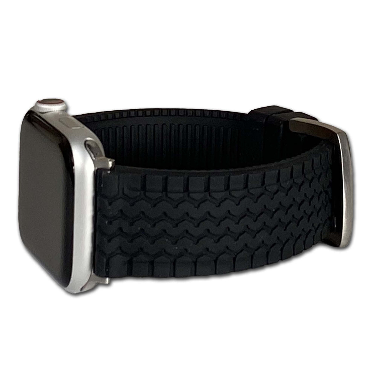 Apple Watch | Waterproof Rubber | Tire Track | Black