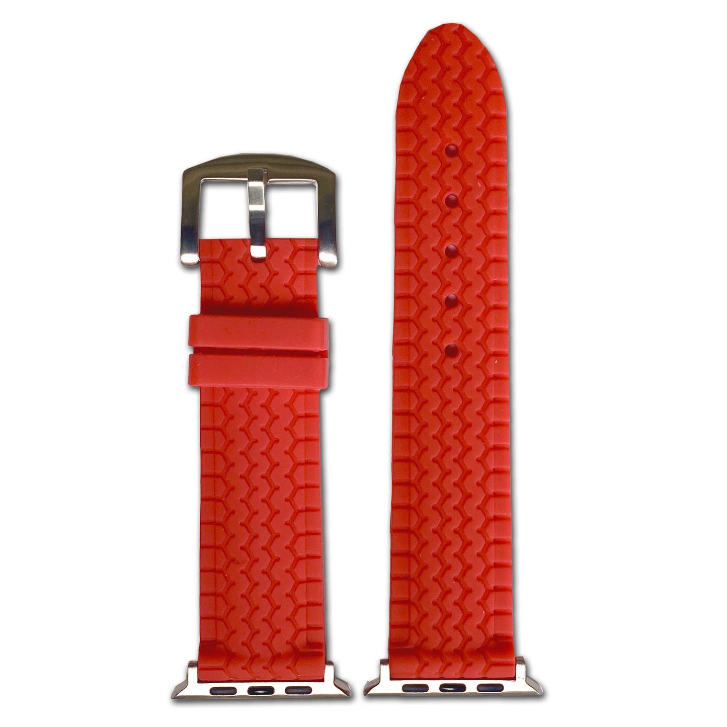 Apple Watch | Waterproof Rubber | Red | Tire Track