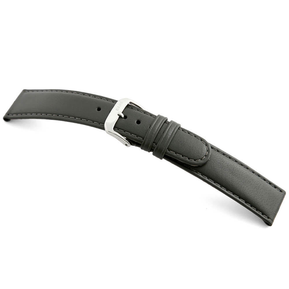 Quick Release | Saddler's Leather Watch Band | Arizona | Stone Grey