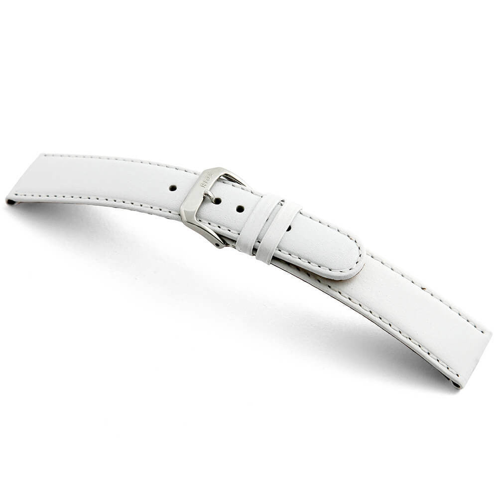 Quick Release | Saddler's Leather Watch Band | Arizona | White