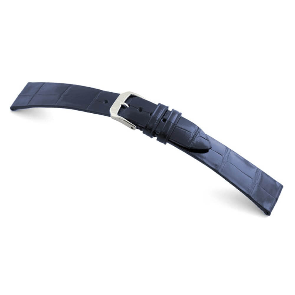 Genuine Alligator Watch Band | Basel | Ocean Blue | For Patek Philippe