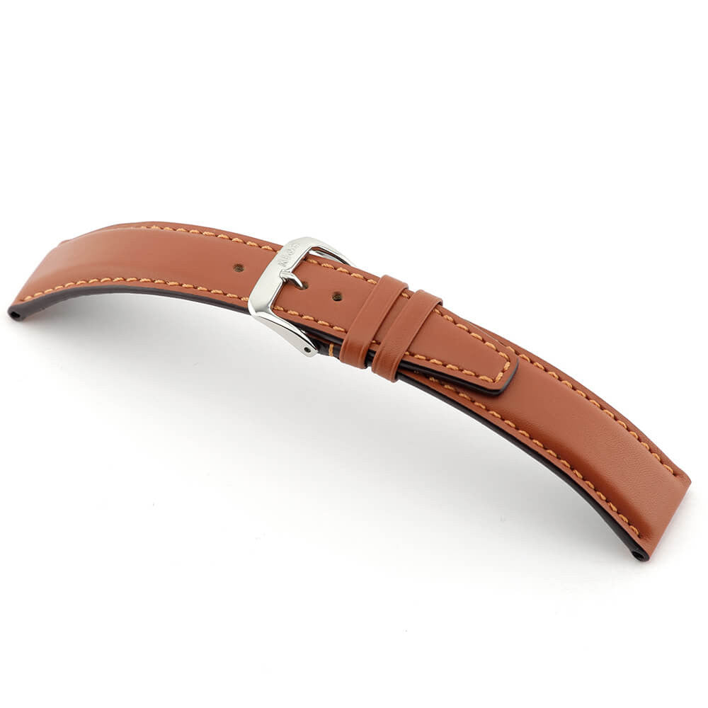 Genuine Calfskin Watch Band | Capri | Cognac