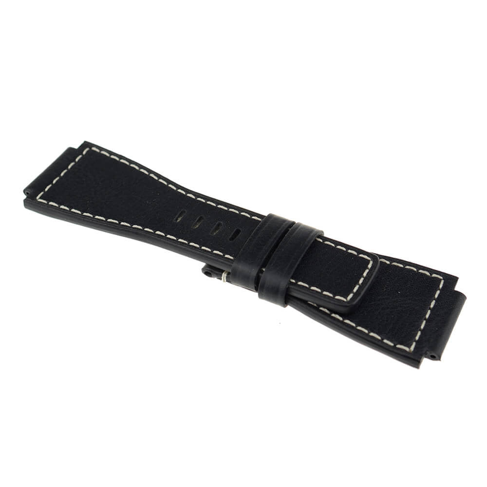 Tanned Leather Watch Band | Copter | Black | For Bell & Ross