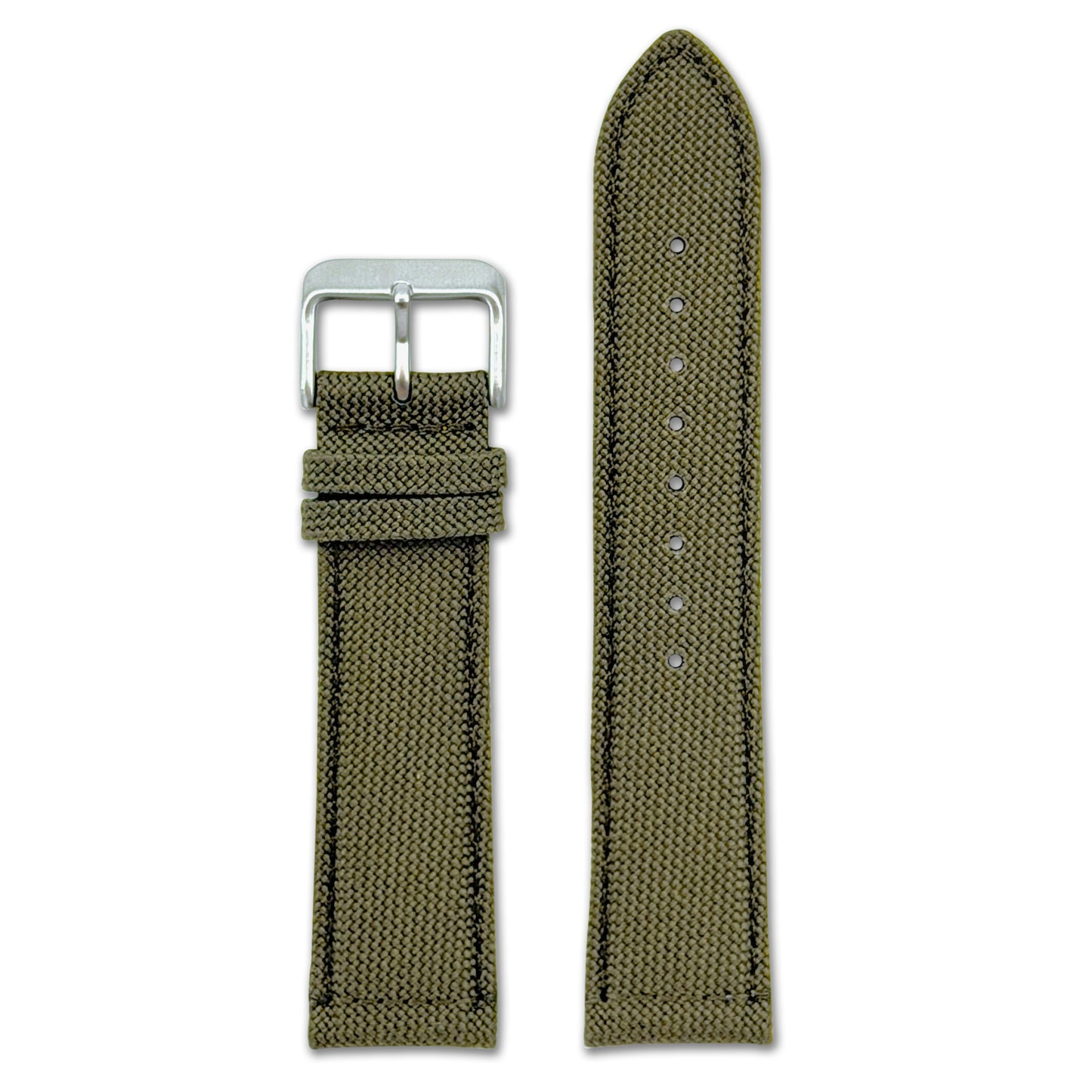 Waterproof Cordura Fabric Watch Band | Olive