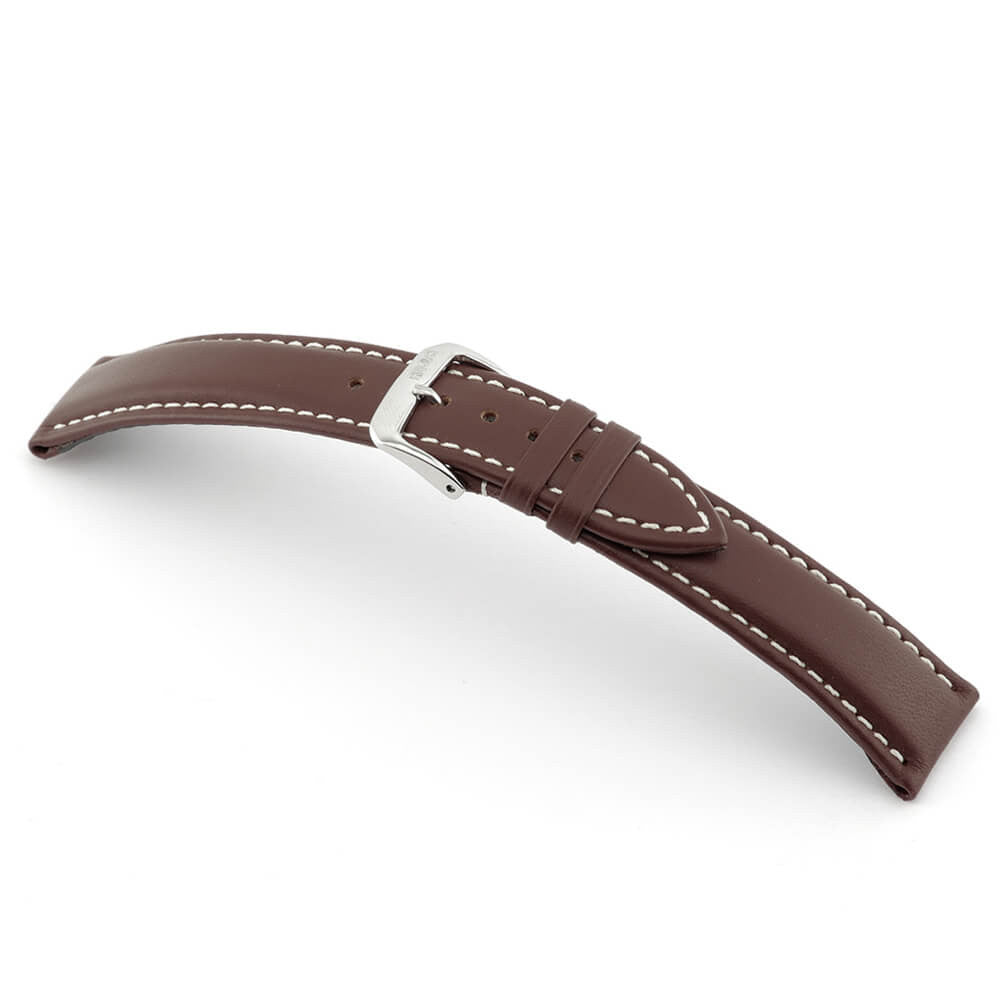 Hydrophobic Leather Watch Band | Deep Sea | Water Resistant | Mocha