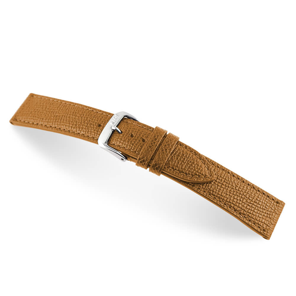 Genuine Cowhide Watch Band | French | Honey