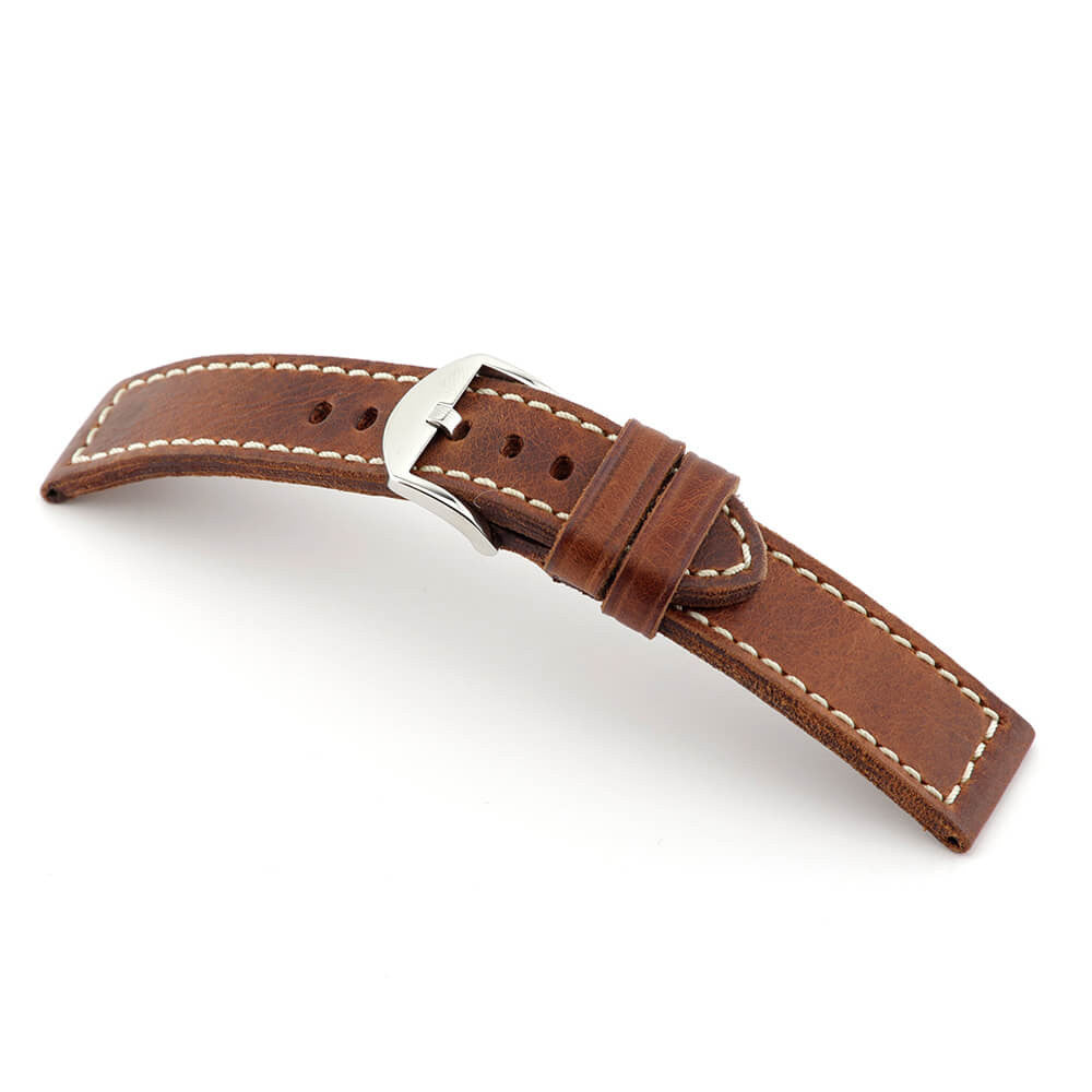 Genuine Vintage Leather Watch Band | Georgia | Mahogany