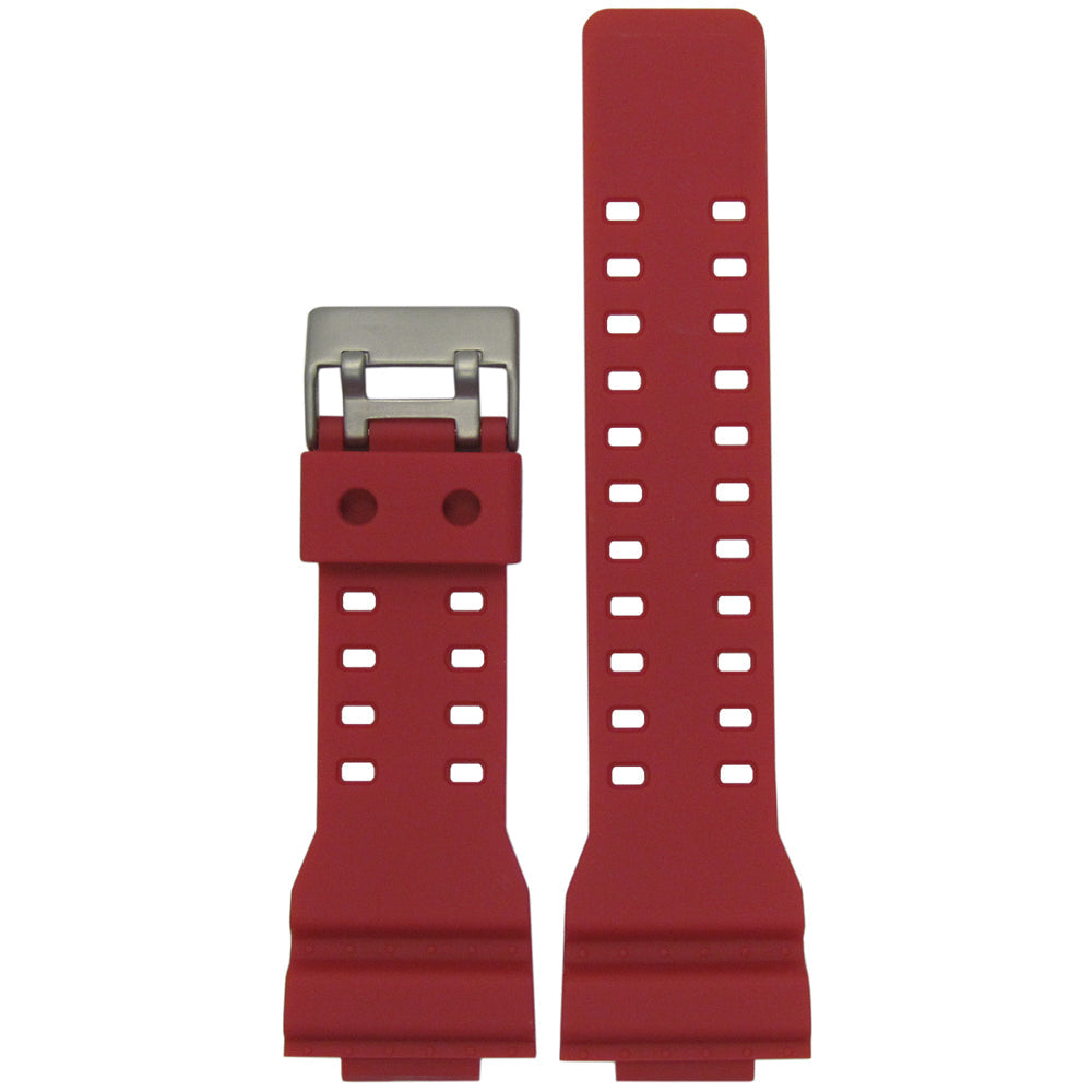 Polyurethane Watch Band | Waterproof | Diver | Red | For Casio G-Shock | Hadley Roma MS3220