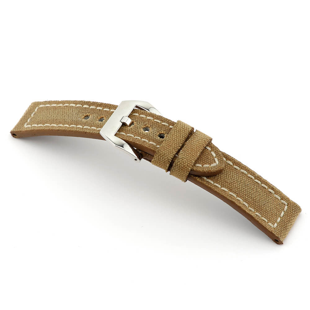 Genuine Canvas Watch Band | Indiana | Honey