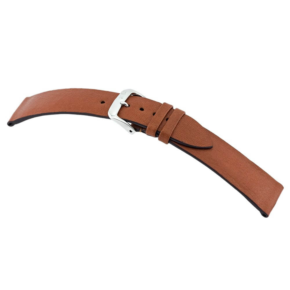 Genuine Certified Organic Leather Watch Band | Cognac | Kempten