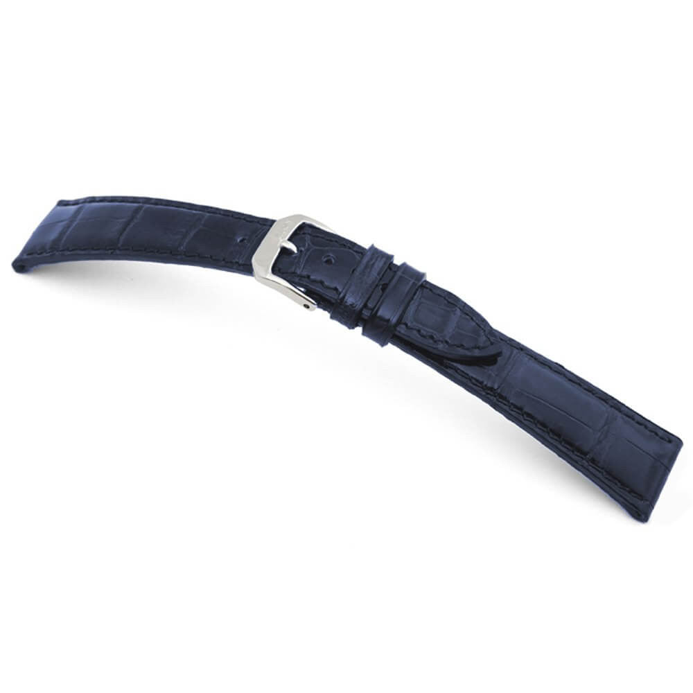 Genuine Alligator Watch Band | Lausanne | Ocean Blue | For Patek Philippe