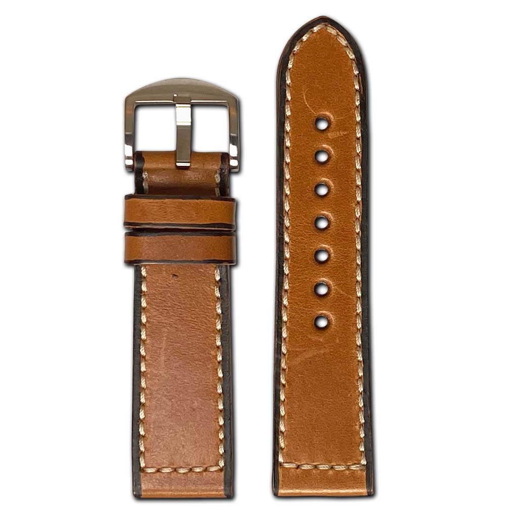 Genuine Vintage Leather Watch Band | Manchester | Honey