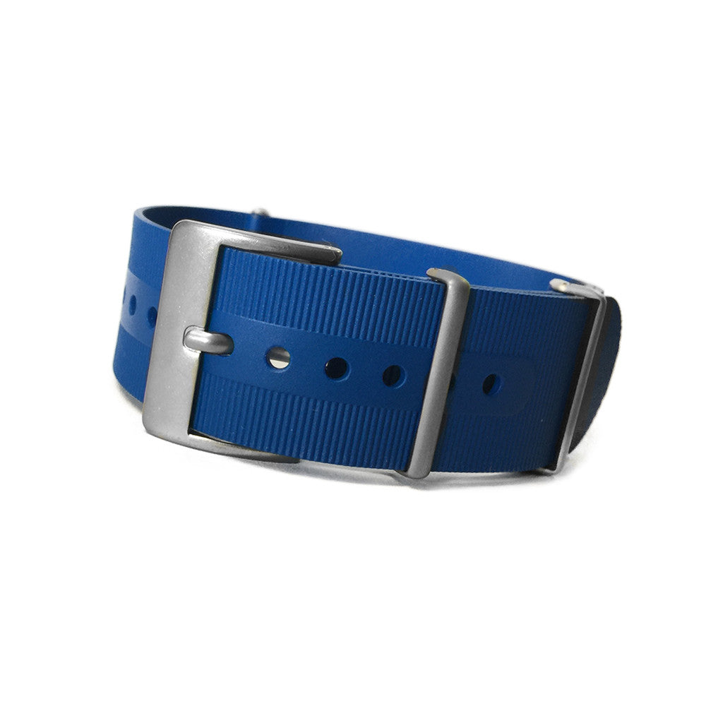 NBR-Rubber Watch Band | Waterproof | Royal Blue | One Piece | Bonetto 328