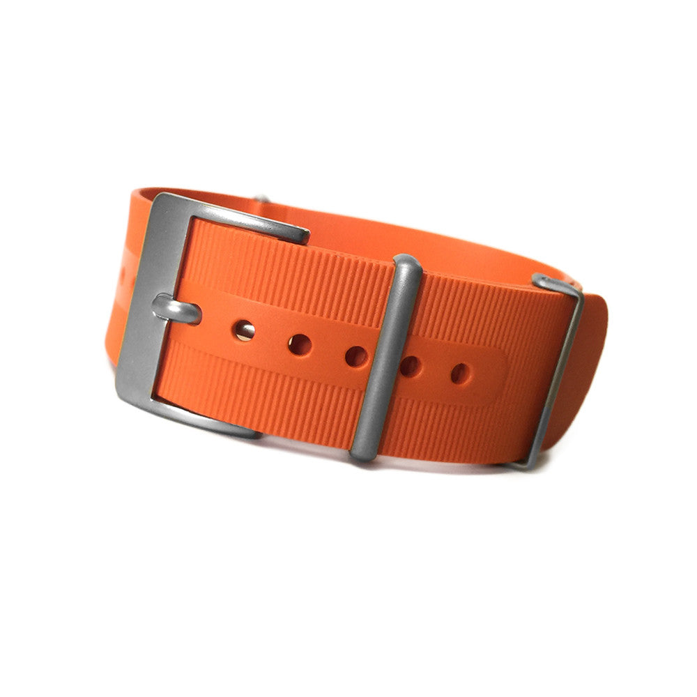 NBR-Rubber Watch Band | Waterproof | Orange | One Piece | Bonetto 328