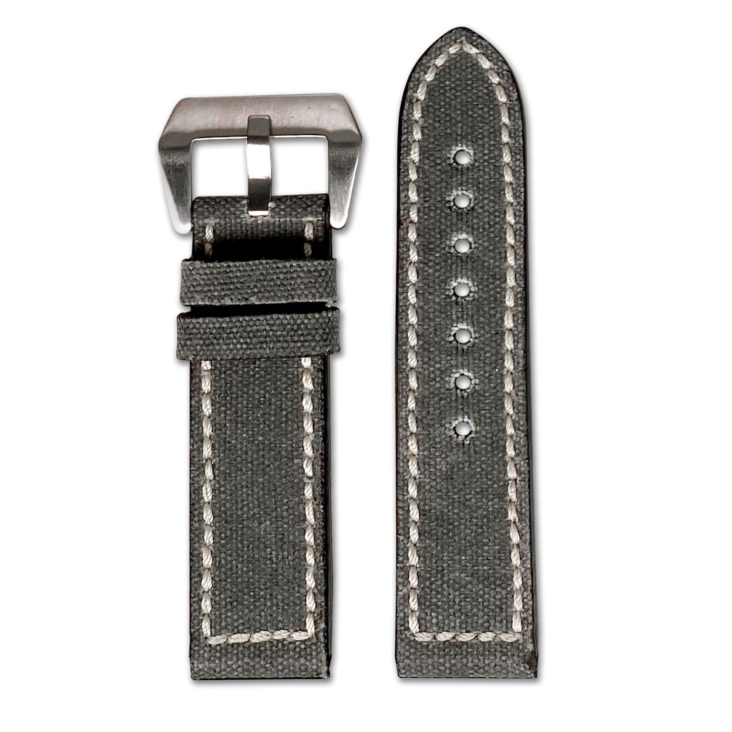 Genuine Canvas Watch Band | Ohio | Stone Grey