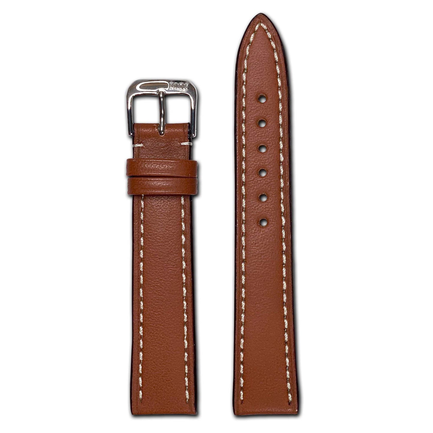 Tanned Leather Watch Band | Pensa | Cognac