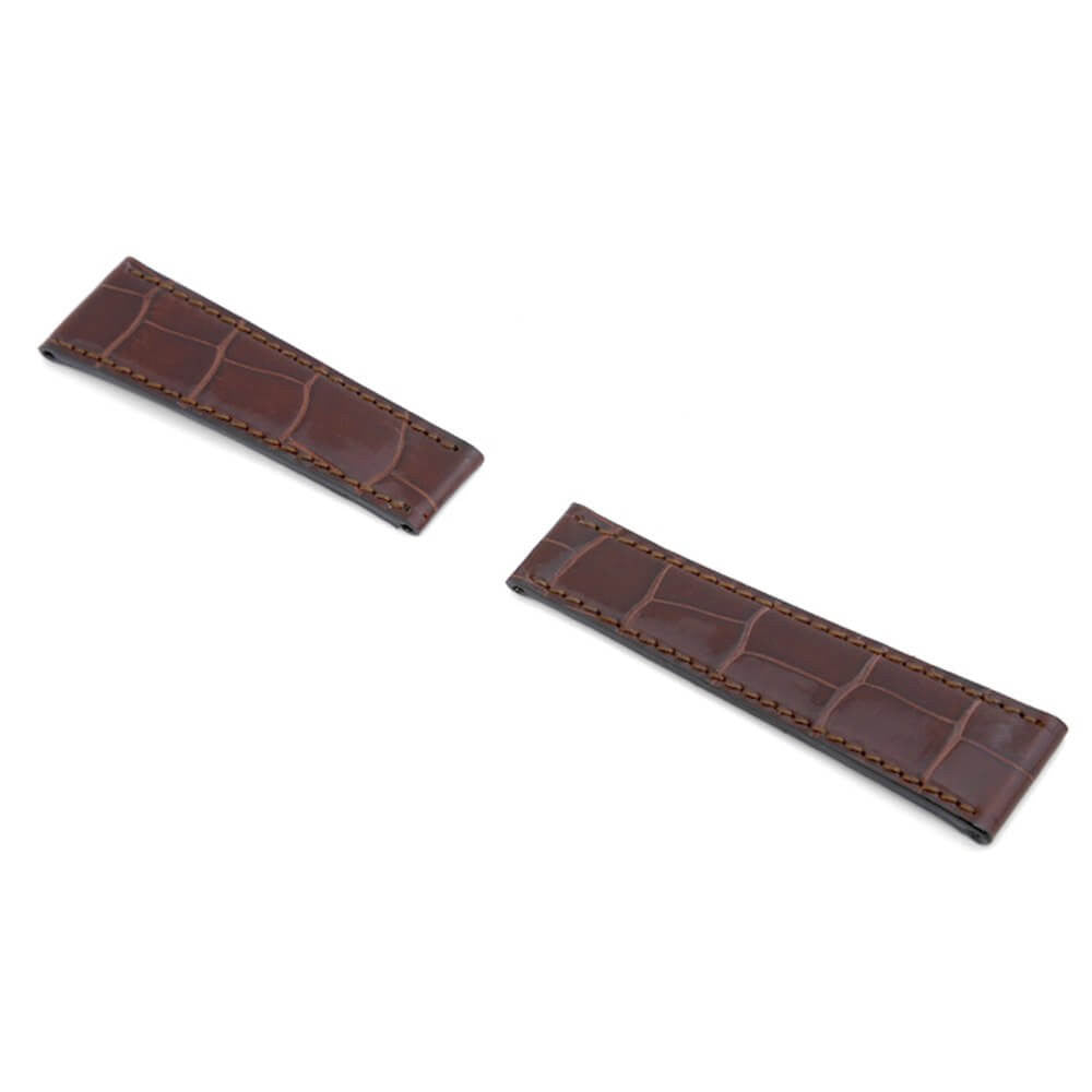 Genuine Alligator Watch Band | Prince | Mahogany | For Rolex Daytona