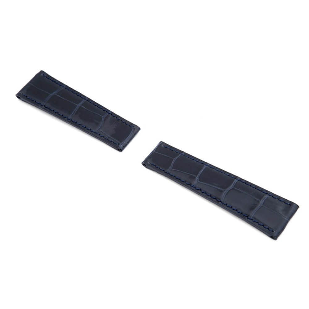 Genuine Alligator Watch Band | Prince | Ocean Blue | For Rolex Daytona