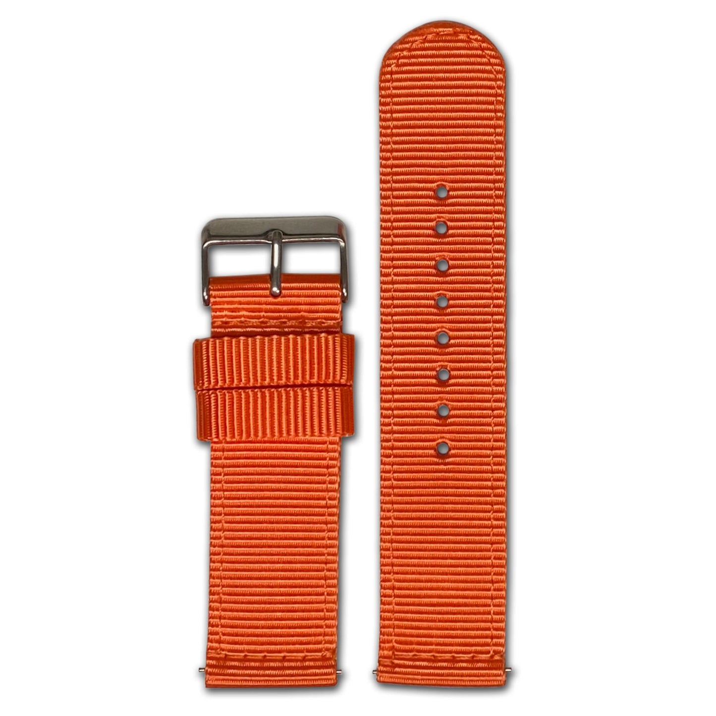 Quick Release Watch Band | Nylon | Two-Piece | Orange