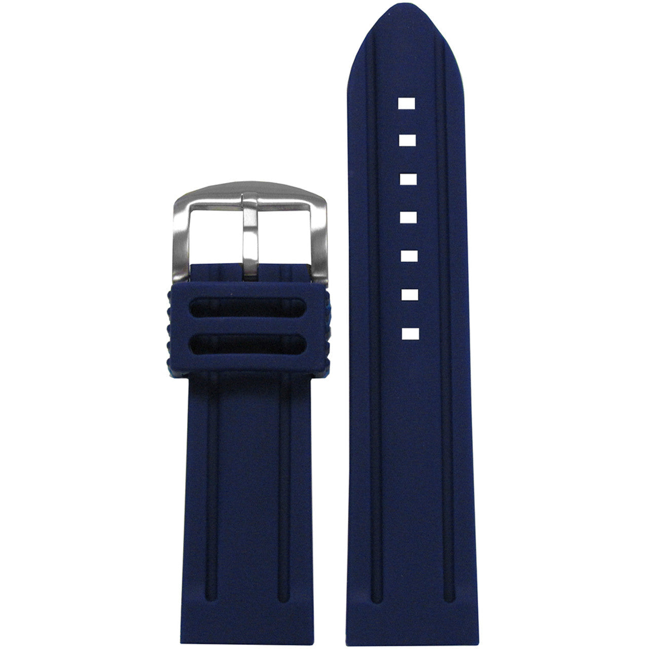 Softest Rubber Watch Band | Waterproof | Diver | Dark Blue