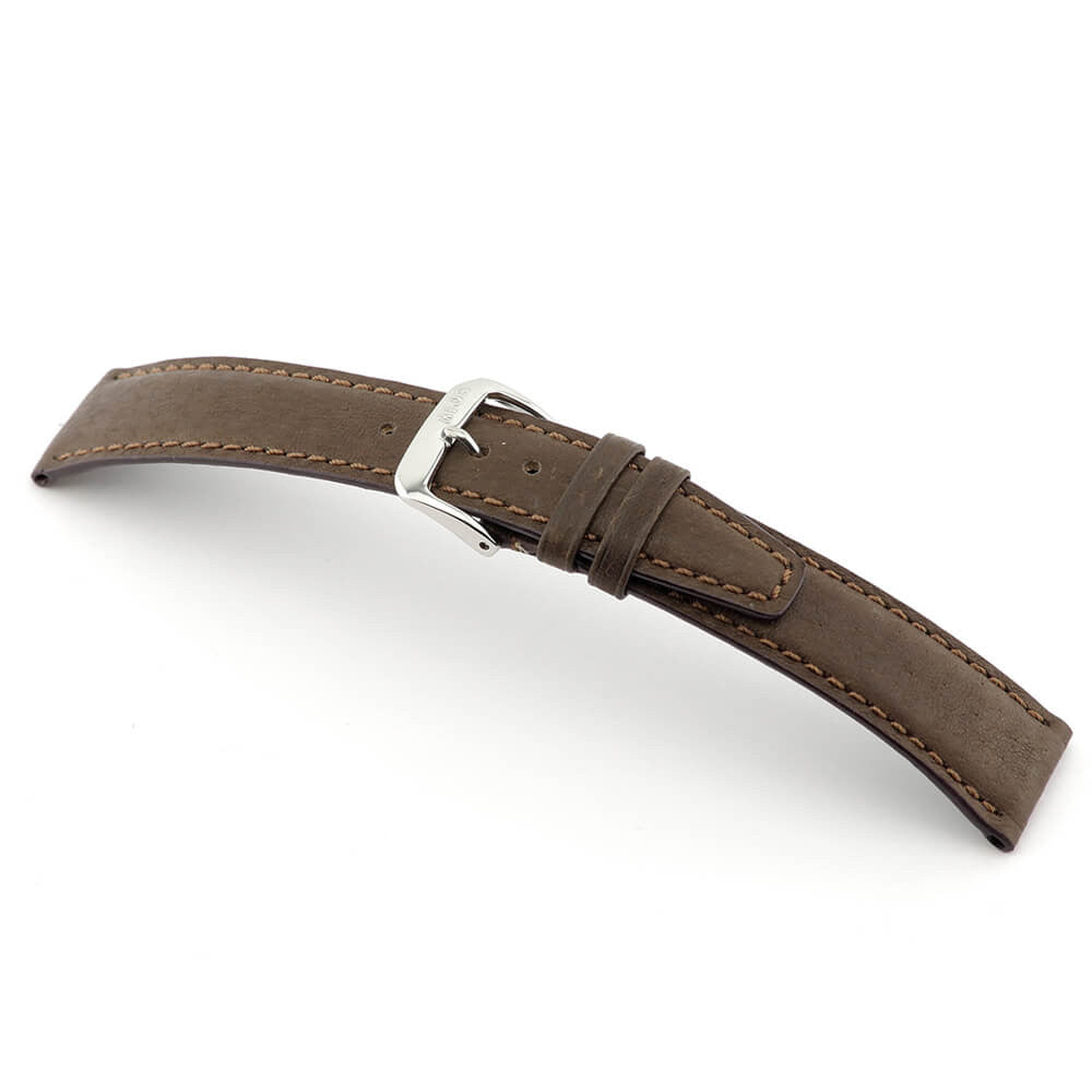 Genuine Pigskin Watch Band | Tobacco | Mocha