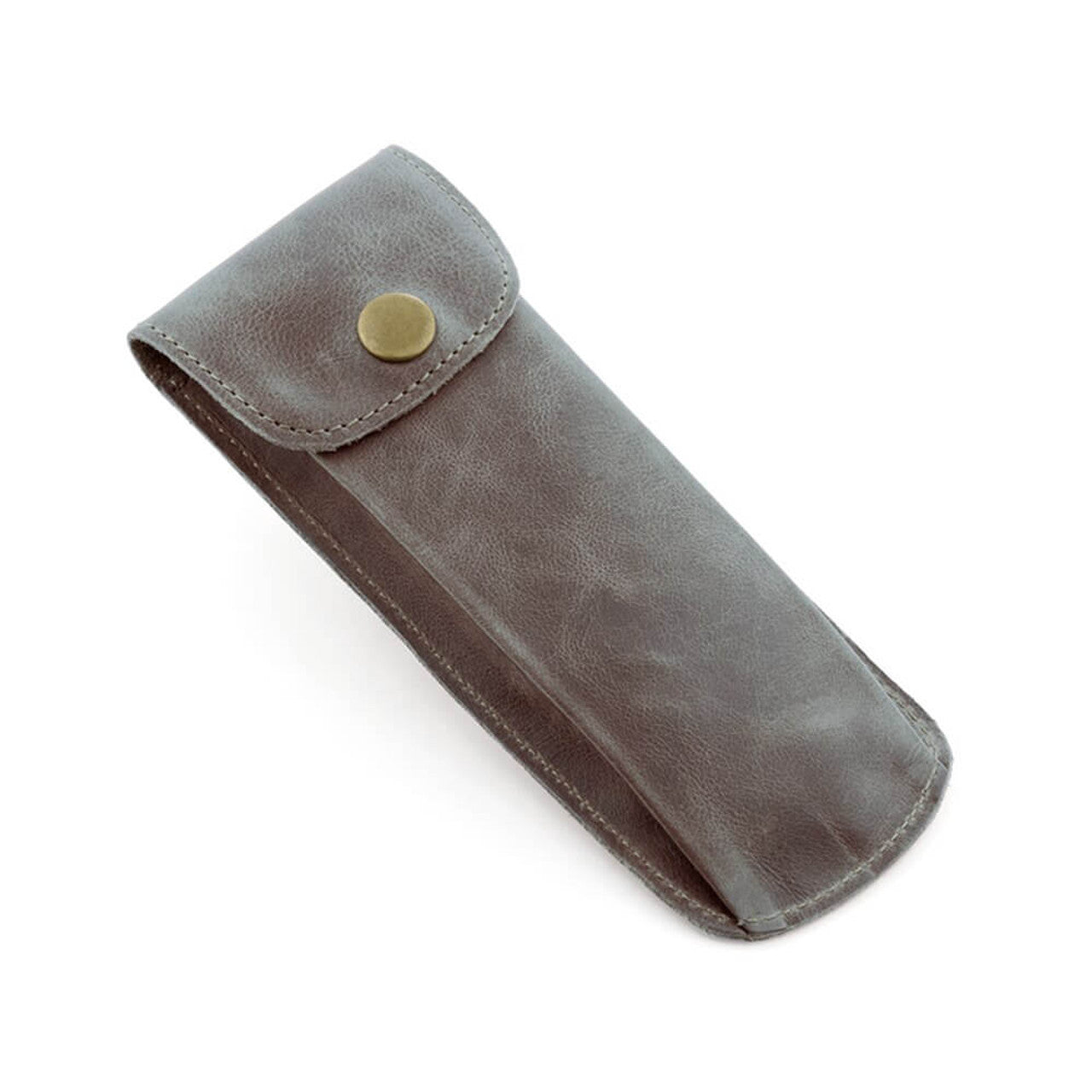 Vintage Leather Watch Pouch | Constantin | Stone Grey