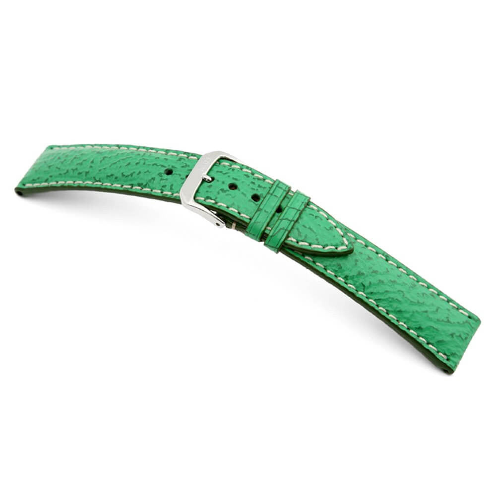 Genuine Shark Watch Band | Wave | Water Resistant | Apple Green