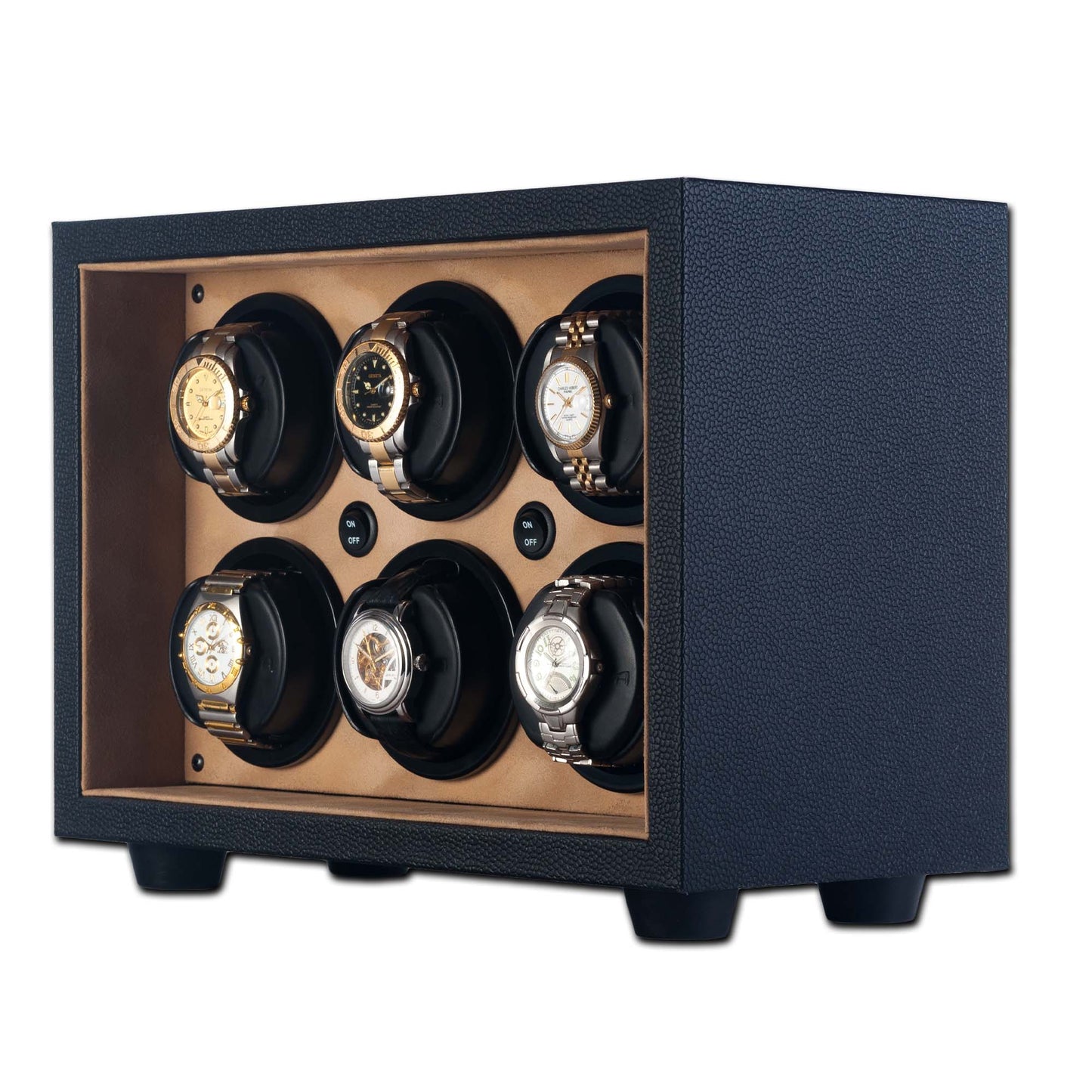 Watch Winders | InSafe 6 | Cream | Six Watch | Rotorwind | Orbita