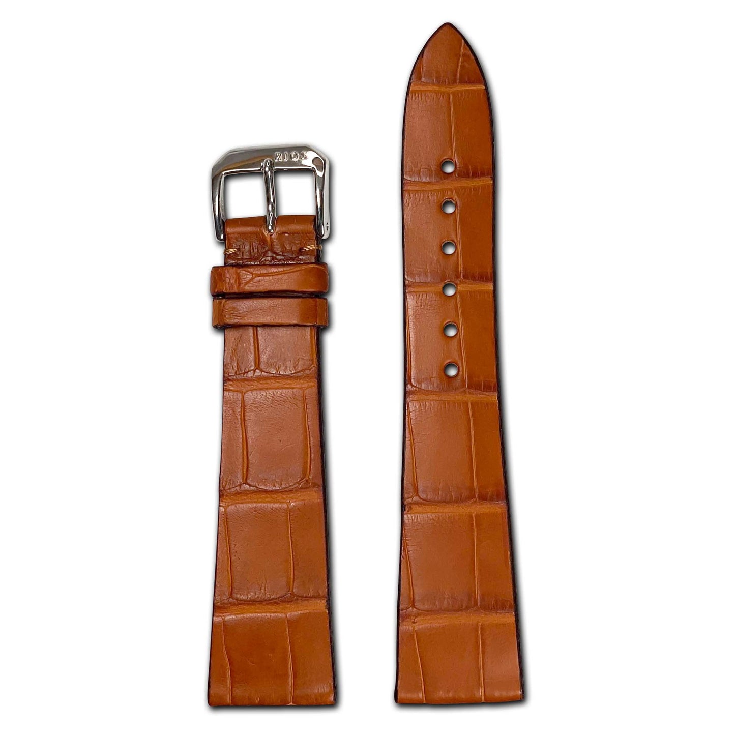Genuine Alligator Watch Band | Zurich | Cognac | For Patek Philippe
