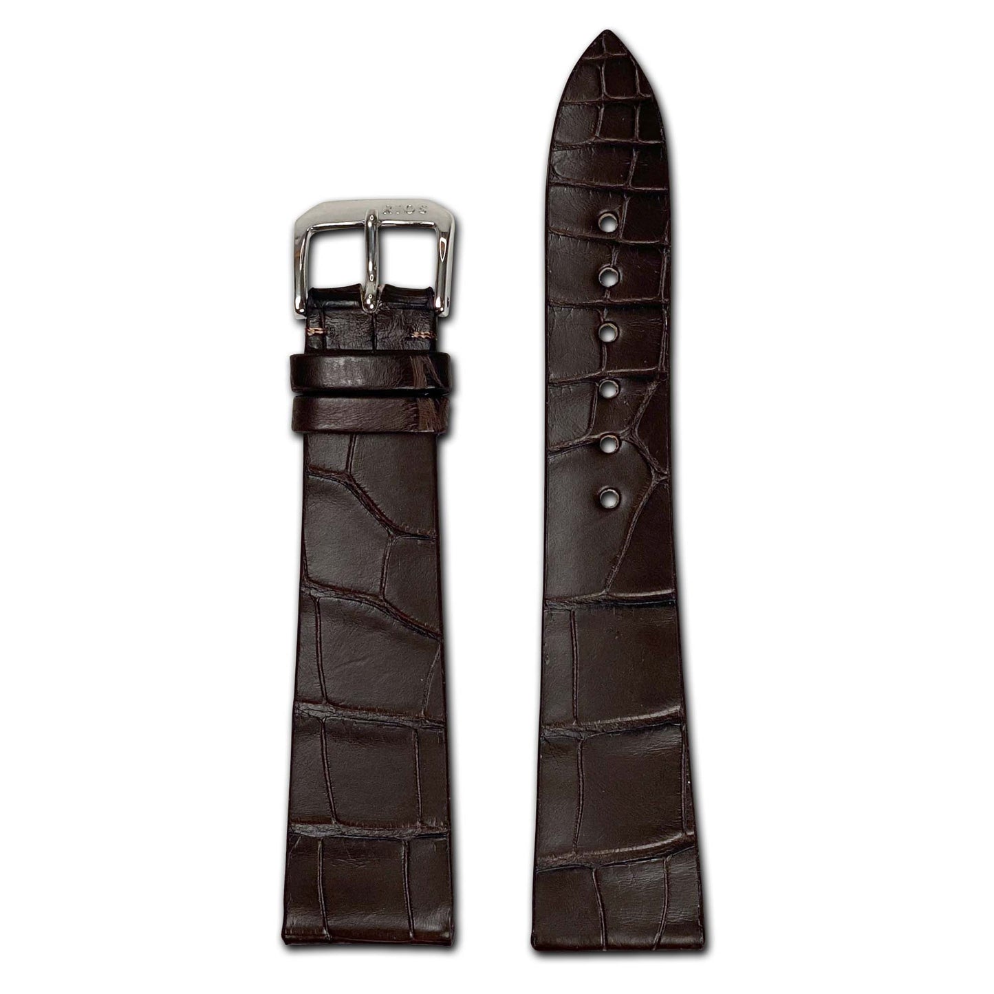 Genuine Alligator Watch Band | Zurich | Mocha | For Patek Philippe