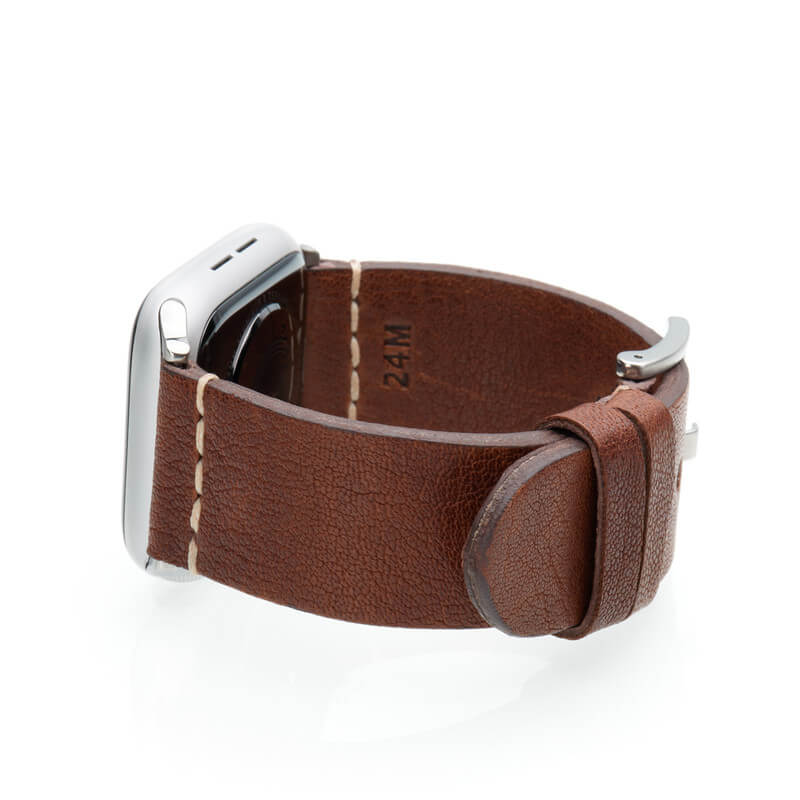 Apple Watch | Vintage Calf Leather Watch Band | Classic Brown