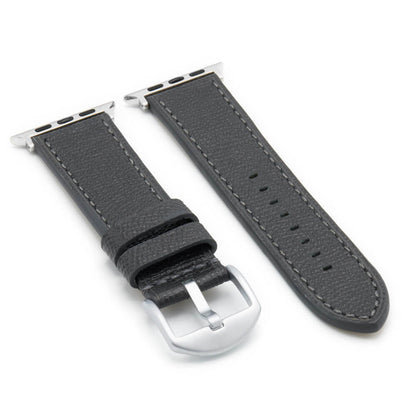 Apple Watch | Leather Watch Band | French | Graphite