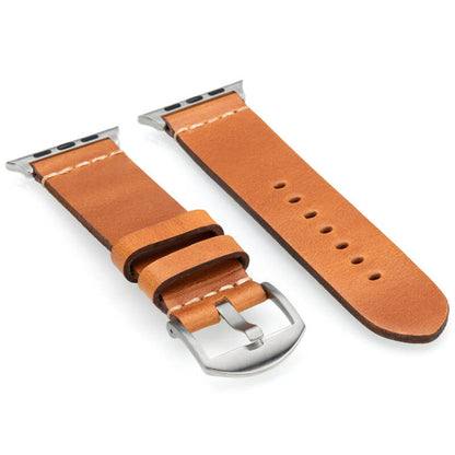 Apple Watch | Vintage Calf Leather Watch Band | Light Brown