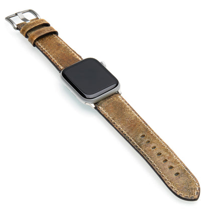 Apple Watch | Aged Vintage Leather Watch Band | Lumberton