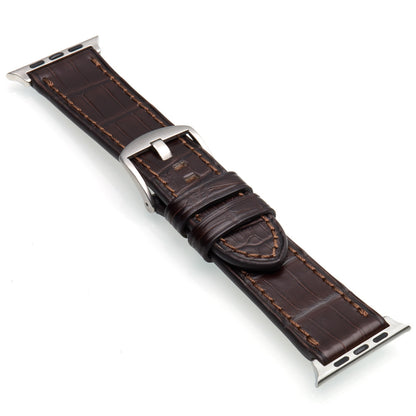 Apple Watch | Genuine Alligator Watch Band | Mocha