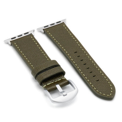 Apple Watch | Leather Watch Band | French | Olive