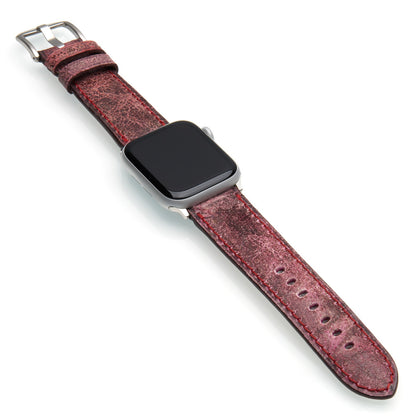 Apple Watch | Aged Vintage Leather Watch Band | Rugby