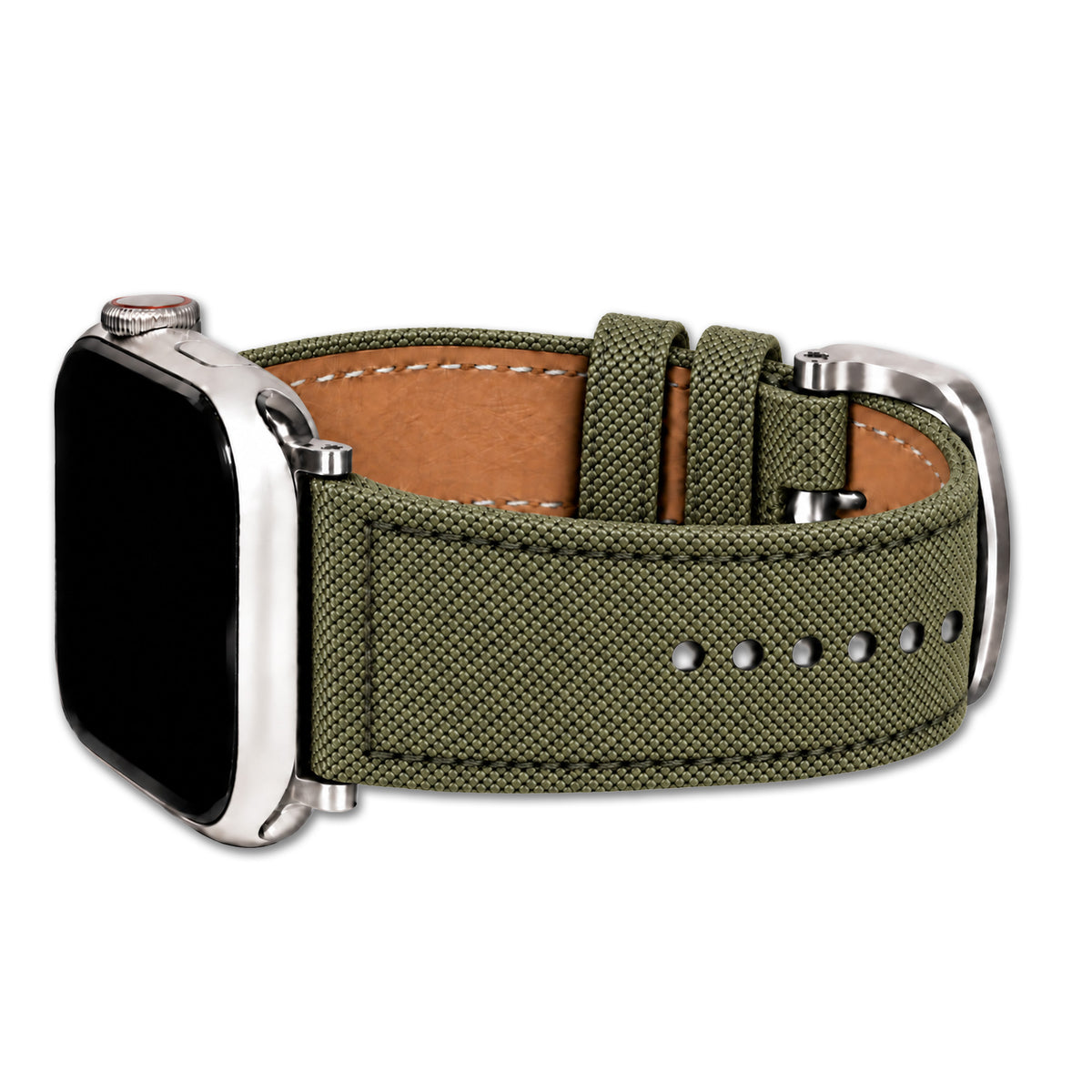 Cordura Fabric Watch Band for Apple Watch - Olive
