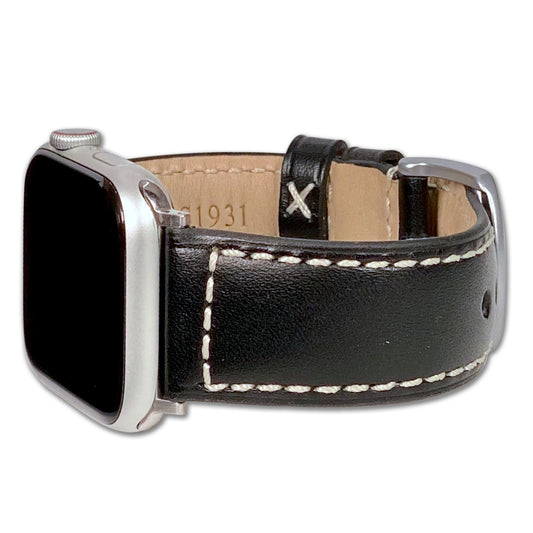 Apple Watch | Tanned Leather Watch Band | Firenze | Black