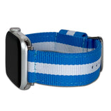Apple Watch | Nylon | Striped | Light Blue & White