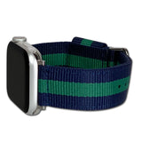 Apple Watch | Nylon | Striped | Navy & Green
