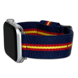 Apple Watch | Nylon | Striped | Navy, Red, Yellow
